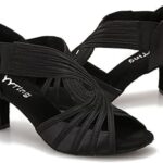 Chaussures de danse de salon latine pour femmes, chaussures de danse pour pratique