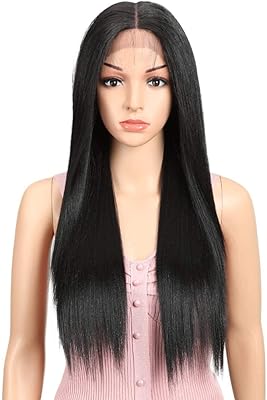 Perruque longue et lisse avec base en soie et dentelle sur le devant avec cheveux de bébé, perruques synthétiques haute température pour femmes noires. DIAYTAR COTE D'IVOIRE est une boutique en ligne généraliste proposant plus de 300 000 références de produits. Elle est devenue la référence incontournable pour les ivoiriens qui cherchent à acheter en ligne. Avec une offre variée et une qualité de service exceptionnelle, DIAYTAR COTE D'IVOIRE est la boutique en ligne leader en Cote d'Ivoire.