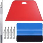 Kit d'outils de lissage de papier peint inkers, kit d'outils de bricolage
