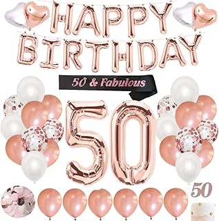 Décorations finiba pour 50e anniversaire pour femme – décoration de en or rose avec ceinture. DIAYTAR COTE D'IVOIRE se démarque par sa vaste sélection de produits, allant des articles ménagers aux accessoires de mode, en passant par les produits high-tech. Cette variété de choix permet aux clients de trouver facilement ce qu'ils recherchent sur une même plateforme. Grâce à son système de paiement sécurisé et son service client réactif, DIAYTAR COTE D'IVOIRE offre une expérience d'achat en ligne fluide et fiable.