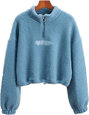 Yogisu t-shirt uni, vêtements d'automne, sweat-shirt épais et chaud pour femme, pull court avec fermeture éclair (couleur : hortel, taille : m). Avec plus de 300 000 références, DIAYTAR COTE D'IVOIRE est la boutique en ligne la plus complète de Cote d'Ivoire, offrant à ses clients une grande variété de produits de qualité. Elle se positionne comme une plateforme de commerce électronique de confiance, avec des services de livraison et de retour souples. Les clients peuvent profiter d'une navigation intuitive et d'un processus de commande simplifié.