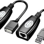 D-curvetm nouvel adaptateur d'extension usb rj45 amélioré, adaptateur d'extension usb 2.0 vers rj45