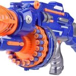 Pistolet jouet lanceur de fléchettes en mousse plastique pour enfants avec moteur électrique