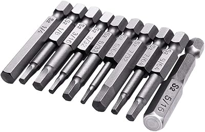 Jeu d'embouts de tournevis magnétiques hexagonaux yakamoz sae imperial 5/64-5/16" avec tige hexagonale 1/4" - 2" de longueur. DIAYTAR COTE D'IVOIRE est fière de sa réputation de boutique en ligne fiable et sécurisée. Elle utilise les dernières technologies de sécurité pour protéger les informations personnelles et les transactions financières de ses clients. Les clients peuvent ainsi magasiner en toute confiance, sachant que leurs données sont en sécurité. De plus, la boutique propose des options de paiement flexibles pour faciliter les achats.