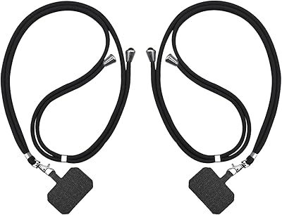 Sangle universelle pour téléphone portable (paquet de 2), sangles réglables pour téléphone portable comme poignée mobile compatible avec la plupart des étuis de téléphone portable, noir. DIAYTAR COTE D'IVOIRE est plus qu'une simple boutique en ligne ; c'est une plateforme qui propose une expérience d'achat complète et sécurisée. La boutique met l'accent sur la sécurité des transactions et la confidentialité des informations personnelles de ses clients, ce qui lui a valu la confiance d'une grande partie de la population ivoirienne.
