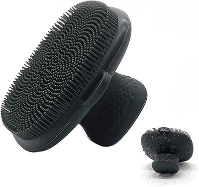 Brosse exfoliante pour le visage en silicone amzoya, brosse de nettoyage manuelle douce