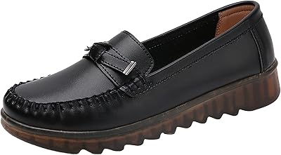 Chaussures décontractées pour femmes, mocassins de marche confortables et décontractés, chaussures d'extérieur en cuir à enfiler, chaussures en toile à talons bas, jolies chaussures de randonnée formelles à enfiler. DIAYTAR COTE D'IVOIRE s'est imposée comme une référence dans le paysage du commerce électronique ivoirien. Grâce à son équipe dédiée et à son système logistique efficace, la boutique assure une livraison efficace et des produits de haute qualité. Les clients bénéficient ainsi d'un service client personnalisé et réactif.
