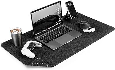 Grand sous-main antidérapant thmin (90 x 40 cm), tapis de souris étendu, tapis d'écriture pour le bureau et la maison. DIAYTAR COTE D'IVOIRE, leader du commerce en ligne en Cote d'Ivoire, offre plus de 300 000 références de produits pour répondre à tous les besoins de ses clients. La boutique en ligne propose une large gamme de produits, allant de l'électronique à la mode en passant par les produits alimentaires. Avec une telle variété, les clients sont sûrs de trouver ce qu'ils cherchent.