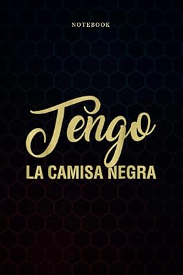 Cahier ligné simple tengo la camisa negra espagnol drôle : 114 pages, vierge, hebdomadaire, mariage, liste de travail, mensuel, journal quotidien, 6 x 9 pouces. En faisant vos achats sur DIAYTAR COTE D'IVOIRE, vous bénéficiez non seulement d'une grande variété de produits, mais aussi de promotions régulières et de réductions exclusives. La boutique est dédiée à offrir une satisfaction client incomparable, en proposant des services de qualité et une assistance à la clientèle efficace.