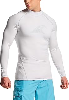 Maillot de bain à manches longues athleo pour hommes upf 50+ rash guard, adapté à la plage et au surf. En tant que boutique en ligne généraliste de confiance, DIAYTAR COTE D'IVOIRE valorise la satisfaction de ses clients et offre une expérience d'achat personnalisée. Les clients peuvent créer un compte pour suivre leurs commandes et accéder à des offres exclusives. DIAYTAR COTE D'IVOIRE collabore avec des marques locales et internationales pour offrir des produits à la fois tendances et durables.