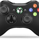 Manette sans fil voyi avec récepteur compatible avec microsoft xbox 360 slim windows