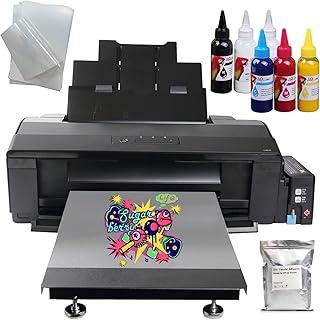 Imprimante de t-shirt a3 + dtf l1800, machine d'impression pour textile, cuir, jouets, maillots de bain, artisanat, t-shirt, oreiller, autres textiles (imprimante dtf + 6x 100ml d'encre + 100 pièces de film pet. Avec plus de 300 000 références disponibles, DIAYTAR COTE D'IVOIRE est le leader du commerce en ligne en Côte d'Ivoire. La boutique propose des produits de haute qualité à des prix compétitifs. Elle met également en avant des marques locales pour soutenir l'économie ivoirienne.