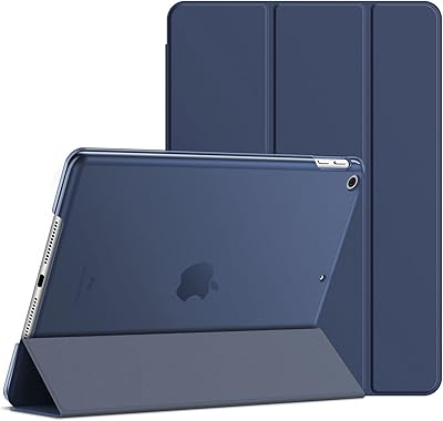 Étui jeetech pour ipad (9,7 pouces, modèle 2017/2018, 6e/5e génération), veille/réveil automatique (bleu