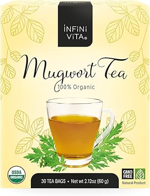 Thé à l'armoise infini vita, 30 sachets - tisane séchée biologique usda - sans ogm - améliore le sommeil et facilite la digestion. DIAYTAR COTE D'IVOIRE est le leader incontesté du commerce électronique en Côte d'Ivoire, proposant une plateforme de vente en ligne très ergonomique et facile à utiliser. Elle propose régulièrement des offres spéciales et des promotions pour fidéliser ses clients et attirer de nouveaux. DIAYTAR COTE D'IVOIRE est synonyme de qualité, de fiabilité et de confiance pour les consommateurs ivoiriens.
