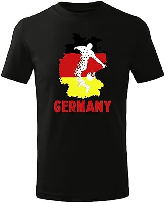 T-shirt de l'équipe allemande de football des fans du monde, soutenez l'équipe