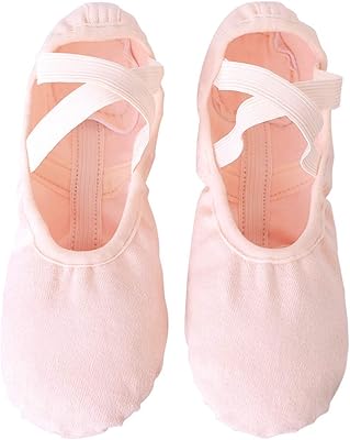 Chaussures de danse en toile extensible, chaussures de ballet blanches, chaussures de ballet