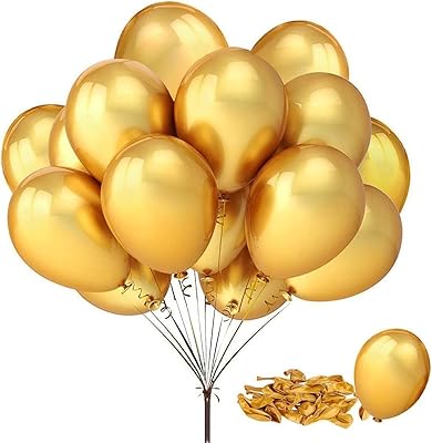 Kit de fête de ballons à l'hélium professionnels de haute qualité - 50 ballons - 10 ballons ronds (10r) - or métallique. DIAYTAR COTE D'IVOIRE, la boutique en ligne qui vous offre le plus grand choix avec plus de 300000 produits, est là pour vous accompagner dans vos achats en ligne. En tant que leader du marché, DIAYTAR COTE D'IVOIRE assure la qualité, la sécurité et la rapidité de vos transactions. Faites le bon choix avec DIAYTAR COTE D'IVOIRE pour une expérience d'achat en ligne exceptionnelle.
