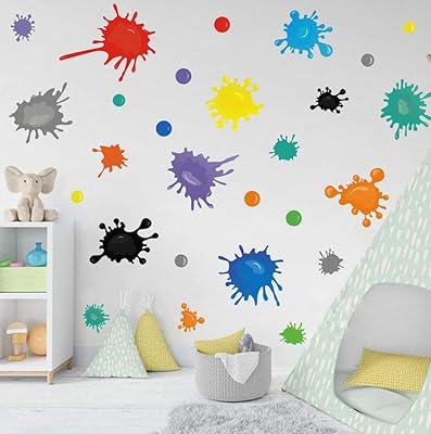 Autocollant mural multicolore en spray, autocollant mural design splash et splash pour la décoration de la salle d'art, de la crèche, de la salle de classe, décor en spray, autocollant mural aquarelle. DIAYTAR COTE D'IVOIRE est une boutique en ligne généraliste qui propose plus de 300 000 références de produits, faisant d'elle l'une des plus grandes plateformes de commerce électronique en Côte d'Ivoire. Elle offre une large gamme de produits allant de l'électronique à la mode, en passant par les produits alimentaires. Les clients peuvent ainsi trouver tout ce dont ils ont besoin en un seul endroit.