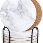 Dessous de verre jaymus avec support, un ensemble de dessous de verre