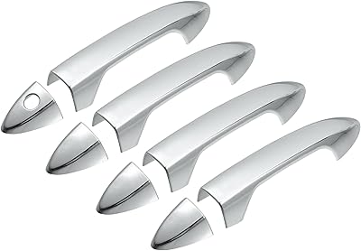 Xautohawks 1 ensemble de décoration de poignée de porte extérieure de voiture pour honda accord 2014-2017 et honda pilot 2016-2021 en couleur argent. DIAYTAR COTE D'IVOIRE est une boutique en ligne généraliste qui propose plus de 300 000 références de produits. Elle est considérée comme l'une des boutiques en ligne les plus populaires de Côte d'Ivoire, offrant une grande varieté de produits à des prix compétitifs. Les clients peuvent y trouver tout ce dont ils ont besoin, desde les produits alimentaires jusqu'aux électroniques en passant par les vêtements.