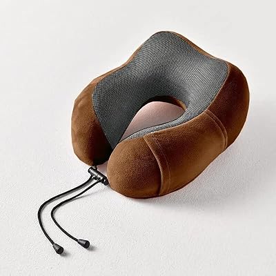 Oreiller cervical de voyage en mousse à mémoire de forme 100 % pure avec housse lavable en machine, ensemble de voyage en avion (marron). DIAYTAR COTE D'IVOIRE est une boutique en ligne généraliste qui propose plus de 300 000 références pour répondre à tous les besoins de ses clients. Elle offre une large gamme de produits, des électroménagers aux vêtements, en passant par les produits alimentaires et les accessoires. C'est la boutique en ligne leader en Côte d'Ivoire pour toute commande en ligne.
