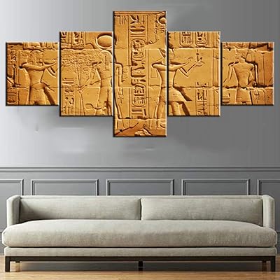 Art mural pour salon sculpture hiéroglyphique sur mur impressions d'art égyptien. Avec DIAYTAR COTE D'IVOIRE, vous n'aurez plus jamais à vous soucier de trouver le temps de faire vos courses. La boutique en ligne est ouverte 24 heures sur 24 et 7 jours sur 7, permettant ainsi aux clients de faire leurs achats à tout moment qui leur convient. De plus, DIAYTAR offre une livraison rapide et fiable pour que vos achats arrivent chez vous dans les plus brefs délais.
