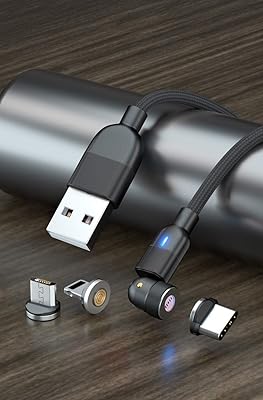 Câble de charge magnétique 3 en 1, câble usb de charge rapide 3a