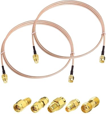 Câble coaxial rf superbat sma mâle vers sma femelle 12 pouces + 5 adaptateurs coaxiaux rfc, sma vers sma/rbsma pour wi-fi/radio amateur/gps/3g 4g lte, lna, etc.. DIAYTAR COTE D'IVOIRE est une boutique en ligne généraliste proposant plus de 300 000 références de produits. Elle est reconnue comme l'une des boutiques en ligne les plus importantes de Côte d'Ivoire, offrant une large gamme de produits à des prix compétitifs. La boutique propose des articles de qualité pour les besoins quotidiens des clients.