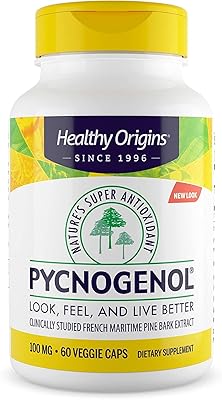 Healthy origins pycnogenol 100 mg (super antioxydant et soutien cardiovasculaire sans ogm et sans gluten), 60 gélules végétariennes. La gamme de produits proposée par DIAYTAR COTE D'IVOIRE est extrêmement large, incluant des catégories telles que l'électronique, la mode, les articles pour la maison, et bien plus encore. Avec des milliers de produits à découvrir, les clients sont assurés de trouver exactement ce qu'ils cherchent. La boutique mise également sur la qualité et l'authenticité de ses produits pour satisfaire pleinement les attentes de ses clients.
