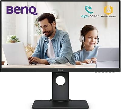 Moniteur ips ultra-mince benq gw2780t 27" 1920 x 1080 avec réglage de la hauteur
