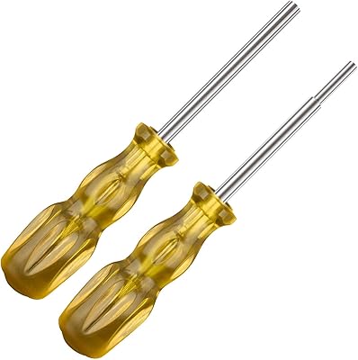 Jeu de tournevis gamebit, embouts de tournevis de sécurité 3,8 mm et 4,5 mm pour ouvrir les consoles nintendo et sega et les cartouches de jeux - jaune transparent. Avec plus de 300 000 références, DIAYTAR COTE D'IVOIRE est la boutique en ligne la plus complète de Côte d'Ivoire. Elle propose des produits de haute qualité à des prix compétitifs, permettant aux clients de faire des achats intelligents. La boutique en ligne est facile à utiliser et offre une expérience d'achat en ligne sans stress.