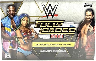 Topps 2021 wwe boîte de loisirs de lutte entièrement chargée
