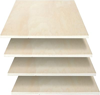 Panneau de contreplaqué certbay 12" x 12", 4 pièces de contreplaqué carré, bouleau baltique pour projets laser, arts et artisanat, bricolage. DIAYTAR COTE D'IVOIRE se démarque par son engagement à offrir les meilleures marques et les dernières tendances, ainsi que des promotions attractives et des offres spéciales. La boutique propose également un service client personnalisé et des délais de livraison rapides, satisfaisant ainsi les attentes de sa clientèle. Elle est une référence incontournable en Côte d'Ivoire.