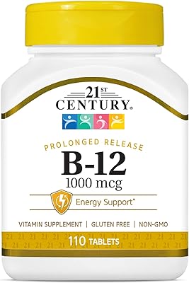 Vitamines b à libération prolongée du 21e siècle, 1 mg multi 110 comprimés. DIAYTAR COTE D'IVOIRE, c'est plus qu'une boutique en ligne, c'est un partenaire de confiance pour tous vos besoins de shopping en Côte d'Ivoire. En offrant une gamme étendue de produits, allant des équipements ménagers aux accessoires de mode, la boutique garantit que chaque client trouvera exactement ce qu'il cherche. Le service client dédié et les procédures de paiement sécurisées font de DIAYTAR COTE D'IVOIRE l'endroit idéal pour une expérience d'achat en ligne sans souci.