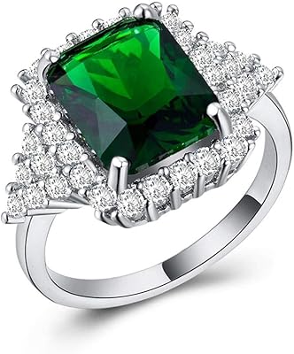Bague de fiançailles charhoden fashion pour femme avec pierres de zircon, bague