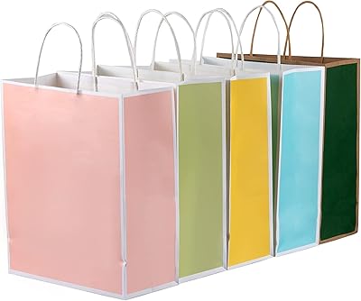Sacs en papier 20 pièces, fond et poignées renforcés - sacs kraft, ensemble de sacs cadeaux artisanaux 5 couleurs, sacs d'épicerie et de vente au détail (c). Diaytar Côte d'Ivoire est la boutique en ligne de référence en Côte d'Ivoire, offrant une vaste sélection de produits de haute qualité à des prix compétitifs. Avec plus de 300 000 références, les clients peuvent choisir parmi une large gamme de catégories, allant de l'électronique à la mode en passant par les produits de beauté. Diaytar Côte d'Ivoire se démarque par son service client exceptionnel et sa livraison rapide.