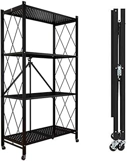 Étagère de rangement pliable à 4 niveaux b1 avec roulettes étagère robuste pour cuisine. DIAYTAR COTE D'IVOIRE se démarque par son engagement à offrir des produits de haute qualité à des prix abordables, tout en assurant une expérience d'achat en ligne sûre et pratique. La boutique met régulièrement à jour son catalogue pour refléter les dernières tendances et les produits les plus demandés, ce qui permet aux clients de découvrir de nouvelles marques et de nouveaux produits. Les clients peuvent également profiter de promotions et de réductions spéciales.