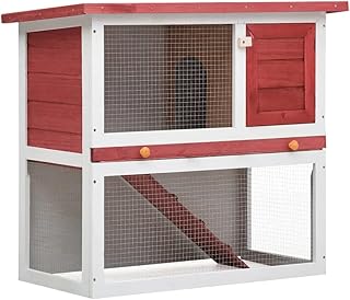 Cage à lapin d'extérieur en bois fedaxel pour maison jardin souris lapins petits