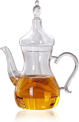 Théière en verre de style arabe dayong, bouilloire à thé transparente, théière