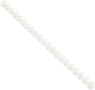 Fis fsbd12cl10 anneaux de reliure en plastique, 90 feuilles, 12 mm, blanc