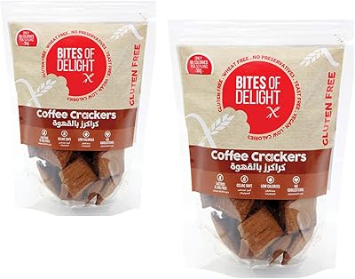 Crackers au café bites of delight 2 x 80 g à base de grains. La boutique en ligne DIAYTAR COTE D'IVOIRE est la référence pour les achats en ligne en Côte d'Ivoire. Avec une gamme de produits incroyablement large, elle satisfait les besoins de tous les clients. Elle propose des produits de qualité à des prix compétitifs.