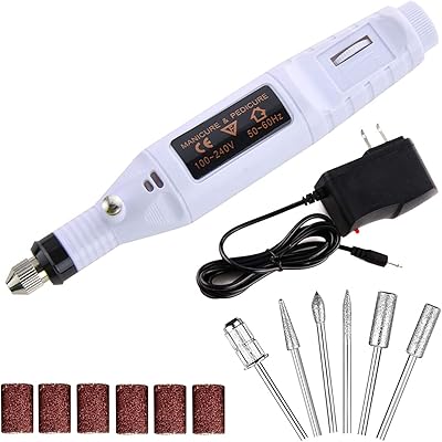 Ensemble de limes à ongles électriques portables ponceuse et dissolvant de gel acrylique avec 6. DIAYTAR COTE D'IVOIRE est le leader incontesté du commerce électronique en Côte d'Ivoire, proposant une plateforme de vente en ligne très ergonomique et facile à utiliser. Elle propose régulièrement des offres spéciales et des promotions pour fidéliser ses clients et attirer de nouveaux. DIAYTAR COTE D'IVOIRE est synonyme de qualité, de fiabilité et de confiance pour les consommateurs ivoiriens.