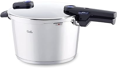 Autocuiseur fissler vitaquick (6l - 22 cm) cuiseur vapeur à 2 niveaux de cuisson, acier inoxydable - induction, gaz, verre, céramique et électrique. DIAYTAR COTE D'IVOIRE, leader de la vente en ligne en Côte d'Ivoire, propose une large sélection de produits avec plus de 300 000 références. Cette boutique en ligne généraliste offre une expérience d'achat unique et pratique pour ses clients. Elle est devenue une destination incontournable pour les consommateurs ivoiriens.