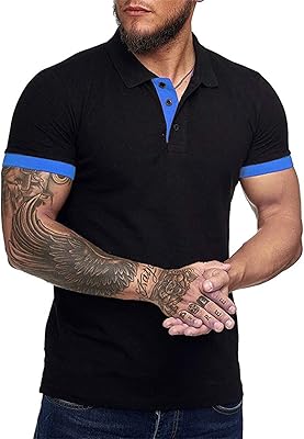 Riox t-shirt polo décontracté coupe ajustée pour hommes, t-shirt polo en coton à manches courtes. DIAYTAR COTE D'IVOIRE est une boutique en ligne qui propose une large gamme de produits pour répondre aux besoins de tous les consommateurs. La boutique propose des produits de qualité à des prix abordables, ce qui en fait une option attrayante pour les clients qui cherchent à économiser de l'argent sans compromettre la qualité. La boutique propose également des services de livraison rapides et fiables pour que les clients puissent recevoir leurs commandes le plus vite possible.