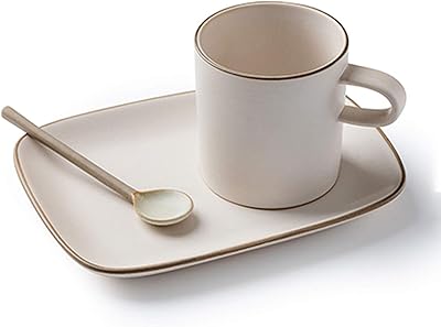 Tasse et soucoupe à café, thé et cappuccino en porcelaine trempée de couleur rétro, excellente tasse à latte pour le petit déjeuner, en céramique givrée pour latte, moka, café (couleur : a). DIAYTAR COTE D'IVOIRE est une boutique en ligne généraliste qui propose une large gamme de produits avec plus de 300000 références. Elle est reconnue comme l'une des boutiques en ligne les plus fiables et les plus populaires de Côte d'Ivoire. Elle offre une expérience d'achat en ligne sécurisée et pratique.