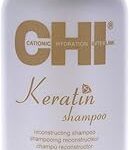 Shampooing reconstructeur chi keratin, 350 ml, gris, 350 ml (paquet de 1)