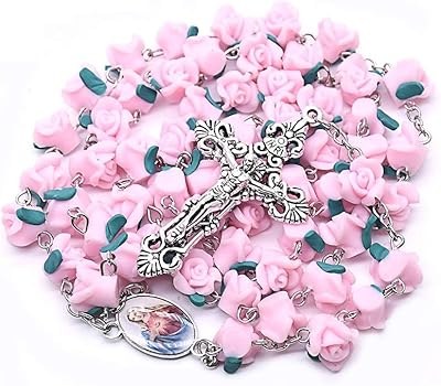 Collier de fleurs chapelet de perles croisées, bijoux religieux (rose). La boutique en ligne DIAYTAR COTE D'IVOIRE permet à ses clients de bénéficier d'une expérience d'achat en ligne confortable et sécurisée. Elle dispose d'un système de paiement fiable et d'une livraison rapide pour que les clients reçoivent leurs commandes dans les délais impartis. C'est un choix de confiance pour les ivoiriens.