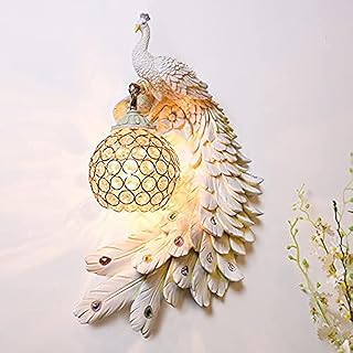 Applique murale suspendue en forme de paon, applique murale de luxe, conception de lumière créative pour salon, lampe de chevet (blanc, droite). DIAYTAR COTE D'IVOIRE est une plateforme de commerce électronique qui propose une expérience d'achat unique et personnalisée. Les clients peuvent parcourir les différentes catégories de produits, lire les avis et les commentaires des autres clients, et profiter de promotions spéciales. La boutique en ligne est accessible 24h/24, ce qui permet aux clients de faire leurs achats à tout moment.