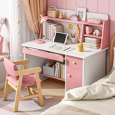 Bureau d'ordinateur pour chambre à coucher, table d'angle, bureau à domicile simple