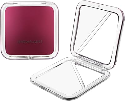 Mini miroir grossissant - petit miroir de maquillage de poche design flocon de neige, miroir de maquillage portable double face 1x/10x pour voyage et sacs à main (violet). Avec plus de 300000 références à disposition, DIAYTAR COTE D'IVOIRE se positionne comme un partenaire incontournable pour les consommateurs ivoiriens qui recherchent des produits de qualité à des prix compétitifs, avec la possibilité de les recevoir directement chez eux.